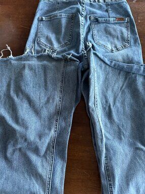 Rock & Roll Denim Bell Bottom Jeans 26x36 Button Fly Western